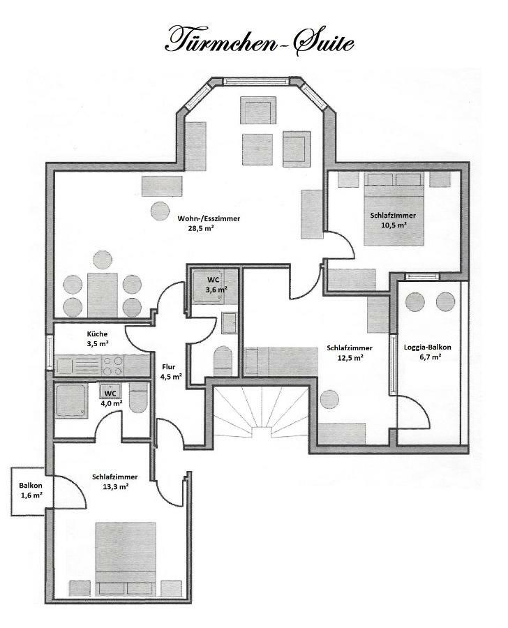 Rosenschloesschen Apartment Landkern